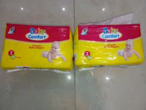 Baby Comfort Disposable Diapers Size 2 (3–6 kg) – 18 Pieces – New