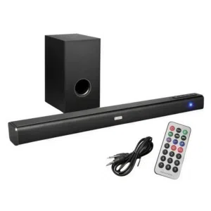 Wireless E-5111 All in One Home TV Sound Bar System with Subwoofer 60W ساوند بار سبيكر للتلفزيون
