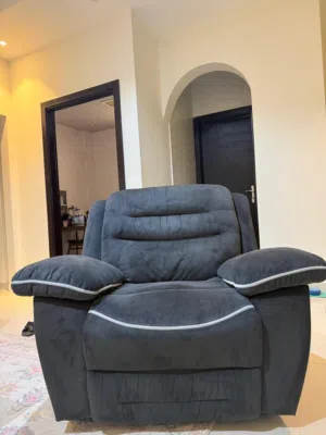 Recliner sofa HOME CENTRE (Colour Charcoal)