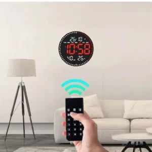 ساعة حائط رقمية – أناقة التكنولوجيا في منزلك! أضف لمسة عصرية لمنزلك مع ساعة الحائط الرقمية