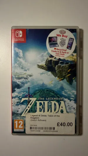 Zelda Tears of the Kingdom Nintendo Switch