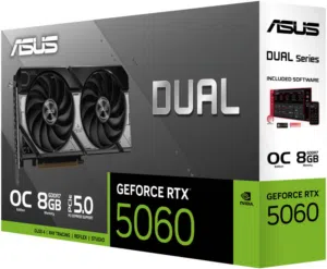 كرت شاشة RTX 5060 ASUS DUAL