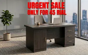 Urgent Sale! 1 Premium Executive Office Desks only for 25 rial