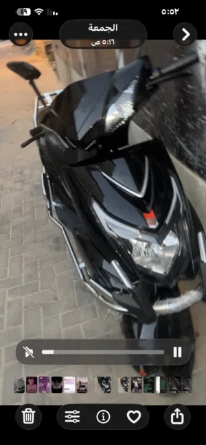 سكوتر كهربائي لقطع المشاوير البعيده والقصيره استعمال 5ايام فقط