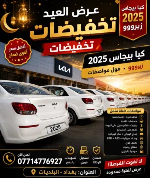 كيا بيجاس 2025 زيرووو