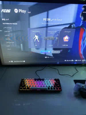 كيبورد كلش مرتب ونظيف استخدام قليل rgb
