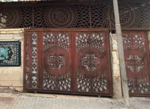 باب خارجي حديد سلايت+طلاكه