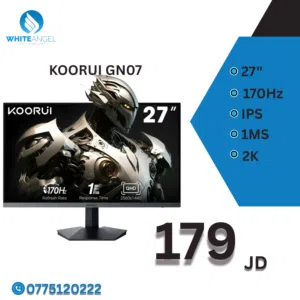 KOORUI GN07 – شاشة 27" QHD بمعدل تحديث 170Hz