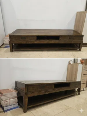 TV Sideboard/ Lowboy Credenza/ Media Bench
