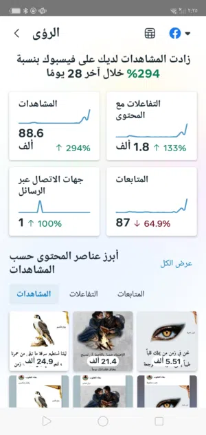 صفحات فيس بوك وحسابات وايميلات