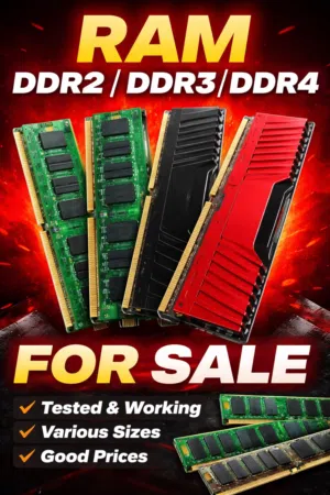 Selling DDR2, DDR3, and DDR4 RAM