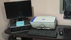 Complete PC for Sale – HP Desktop, Monitor, Keyboard, Mouse, Wi-Fi Adapter & HP All-in-One Printer