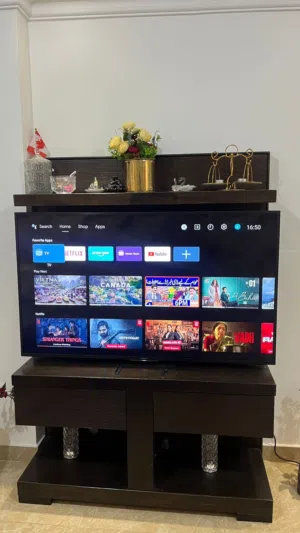 Sony Bravia 55” 4K UHD TV with TV table