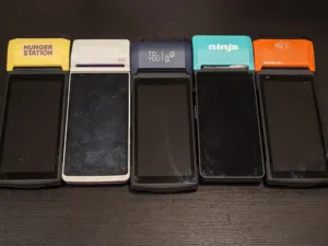 اجهزة نقاط للبيع مستعمله بحالة ممتازة 2 اجهزة