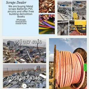 Riyadh Scrap Buyers and Dealer iron wire copper cable aluminum used batteries Air-conditioning Scrap