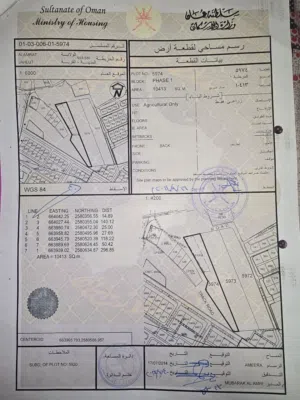 Farm Land for Sale in Muscat Amerat