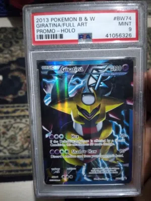 PSA Graded 2013 Pokémon Black & White Giratina Full Art Promo Holo Card (#BW74),