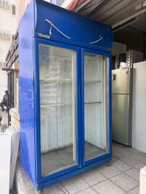 Glass Restaurant Fridge (مطعم ثلاجة شويه استخدم