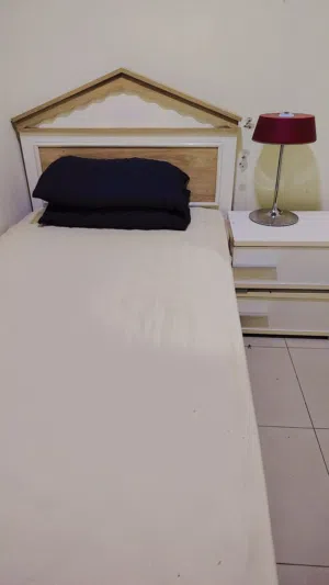 Small room for one person. Fully well furnished ( maid room or partition ) 1200 included all.