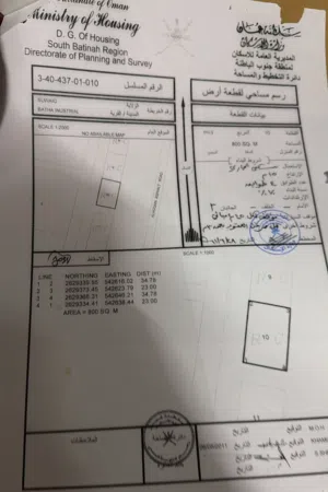 Commercial Land for Sale in Al Batinah Suwaiq