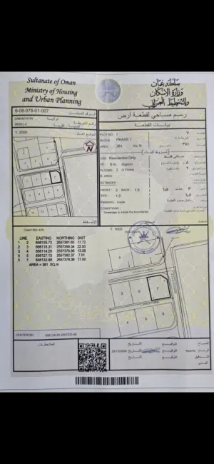 فرصة سكنية في قلب قرية السبل (دماء والطائيين) للبيع أرض سكنية بموقع استراتيجي (السبل 2 رقم