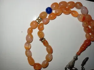 سبحة عقيق سليماني طبيعي ميه بل ميه
