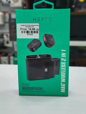 Heatz ZU34 Wireless 2in1 Microphone in Muscat / Brand New