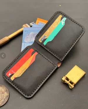 Handmade Genuine Leather Bifold Wallet  Slim & Premium Design