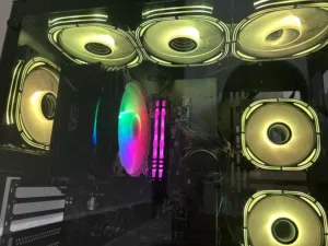 gaming setup missing a gpu