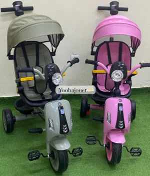 Tricycle multifonctionnel pour enfant, pratique et