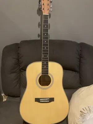جيتار مستعمل فقط اسبوع  :  SD104 SX SD104 Dreadnought Acoustic Guitar