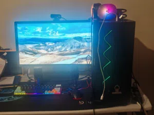 جهاز Gaming الجيل 9 مايك كاميرة كيبورد طاولة حديثة سماعات