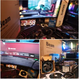 بيعة سريعة سيت اب بيسي 3070TI كرت نسخة بيضة قمه في النظافة بروسسير جديد جميع الكوارتين موجودة