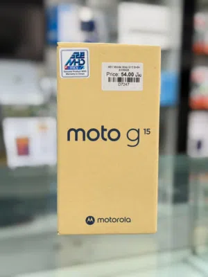 Brand New Moto G15 Smartphone in Oman 256GB Storage 1 Year Warranty