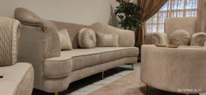 طقم كنب مجلس شبة جديد تماما
