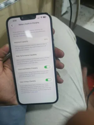 ايفون 13 برو ماكس ذاكره ون تيرا بطاريه 85 رسمي مستعمل نظيف جدا السعر 600$