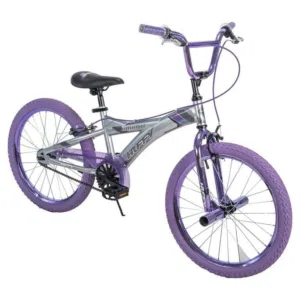 الآن لدى جزيرة الالعاب دراجة Huffy Radium Metaloid BMX للبنات مقاس 20 بوصة باللون الأرجواني