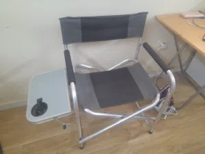 Danube foldable chair with cup holder( good condition)
