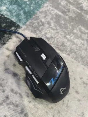 فأرة power top ب 7 ازرار rgb مع زر douple click