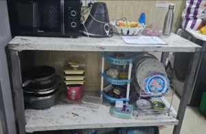 Stand for kitchen for books