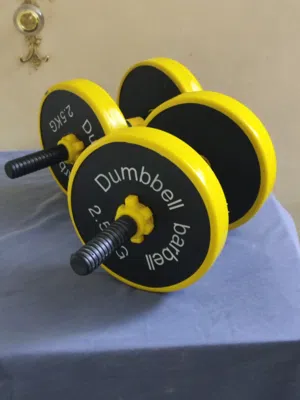 اوزان و سيكل للتدريب المنزلي للبيع Fitness home set exercise bike and dumbbells for sale
