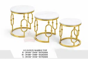 COFFEE TABLE 3 PIECE PAIR