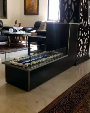 فاير بليس غاز (تشطيب جميع الفاير بليسات معه ديكور +دهان +كهرباء بتستلم كلشي جاهز