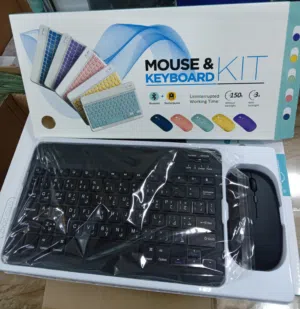 كيبورد وماوس لاسلكي مناسب للكمبيوترات والتابلتات