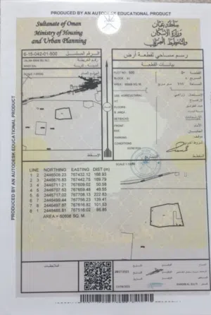 Farm Land for Sale in Al Sharqiya Ja'alan Bani Bu Ali