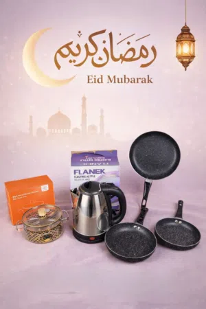 طقم قدور زجاج بوروسيليكات عالي الجودة