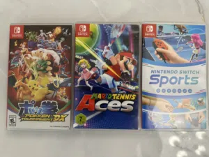 Nintendo Switch Games Bundle – Pokkén Tournament DX Mario Tennis Aces & Nintendo Switch Sports
