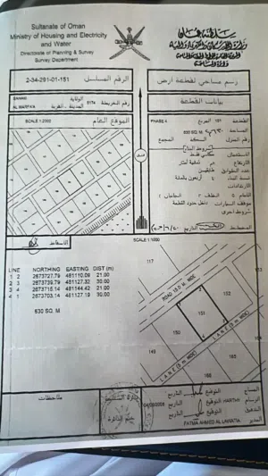 ارض للبيع صحم المرفع