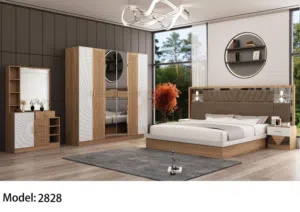 BEDROOM SET 7 PCS WITH MATTRESS WITH FITTING/غرف نوم سباع قطع مع دوشج مع ترکیب مجاني
