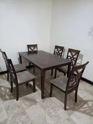 home centre 1 set 6 chairs good